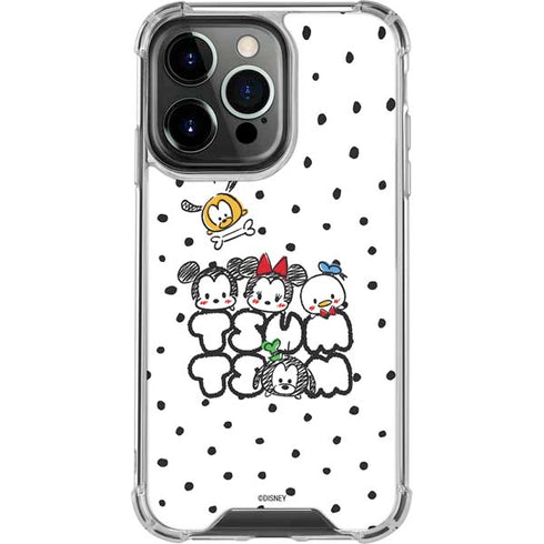 Disney Tsum Tsum Characters Art iPhone 16 Pro Clear Case